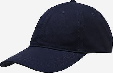 Casquette LACOSTE en bleu : devant