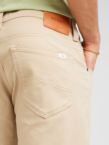 MUSTANG Regular Shorts 'CHICAGO' in Beige