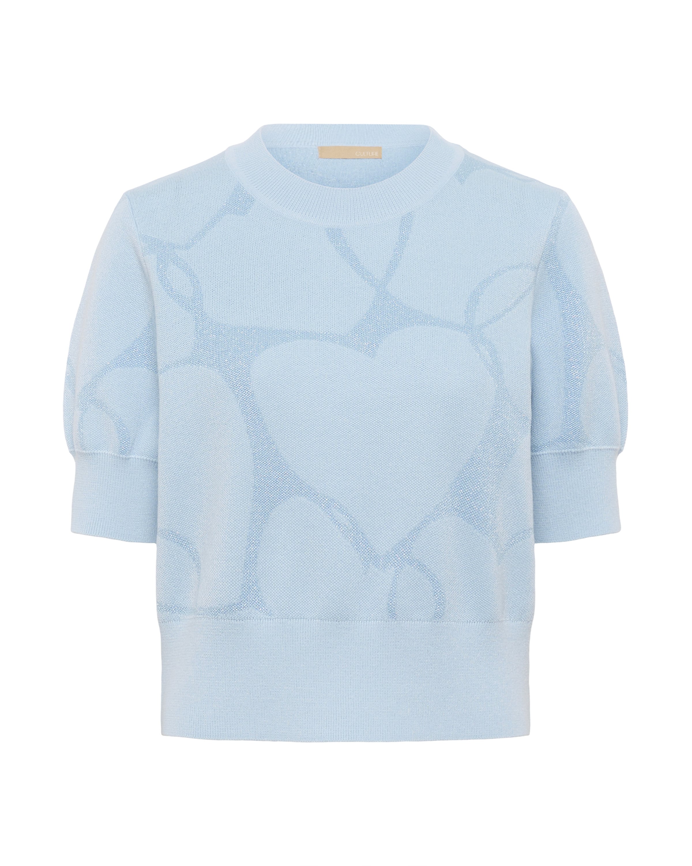 CULTURE Trui 'CUhearty' in Blauw: voorkant