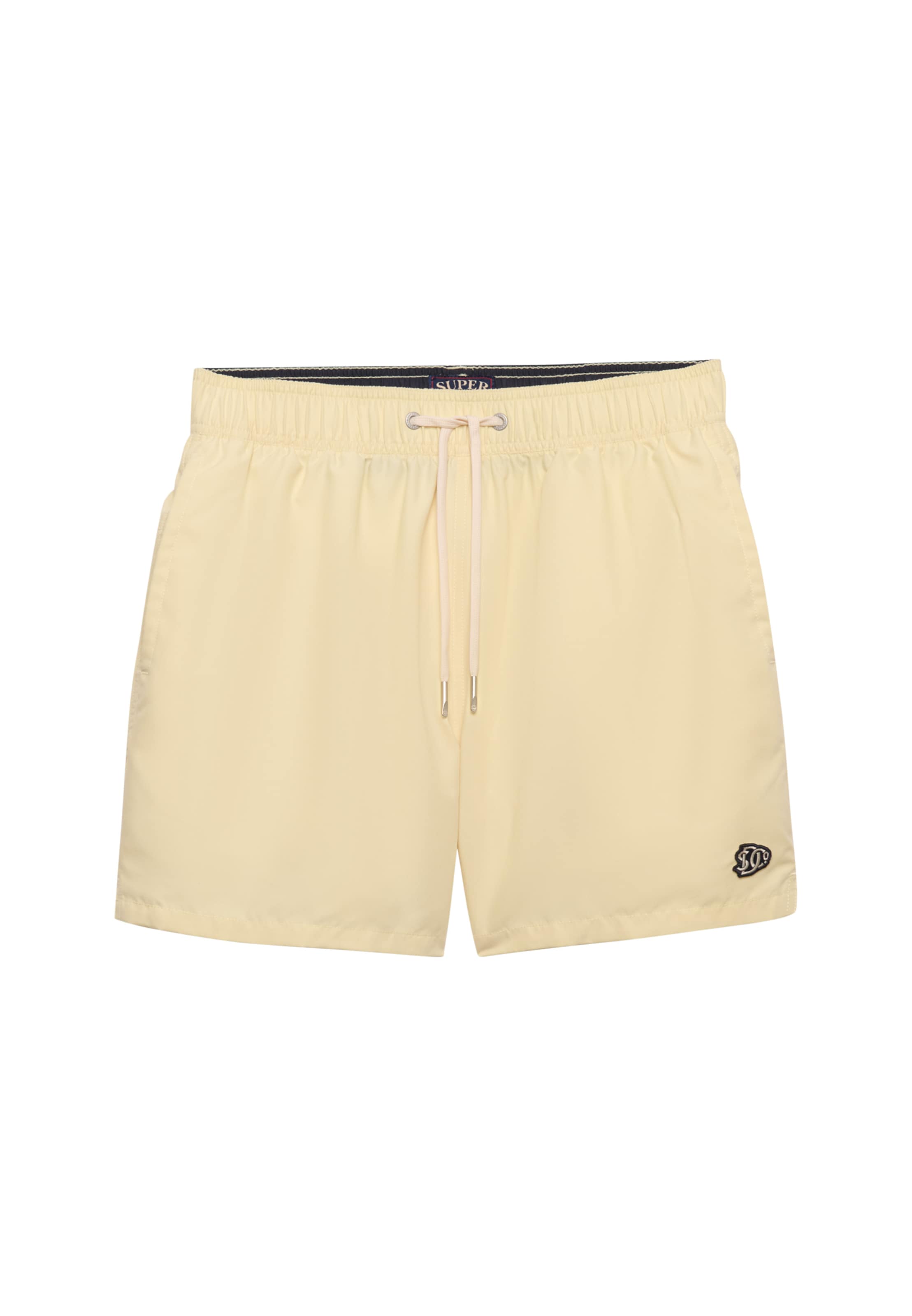 Shorts de bain Superdry & Co en jaune : devant
