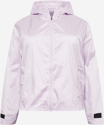Nike Sportswear Αθλητικό μπουφάν σε ροζ: μπροστά