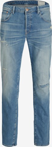 JACK & JONES Slimfit Jeans 'TIM DAVIS' in Blauw: voorkant