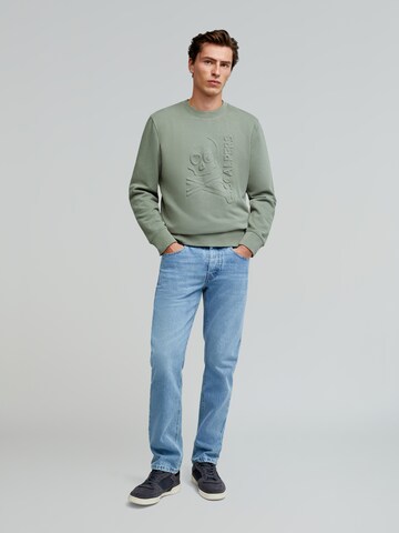 Scalpers Sweatshirt in Groen: voorkant