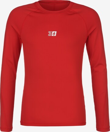 OUTFITTER Performance Shirt 'OCEAN FABRICS TAHI' in Red: front