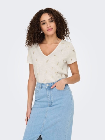 Tricou 'JDYDora Dodo' de la JDY pe alb: față