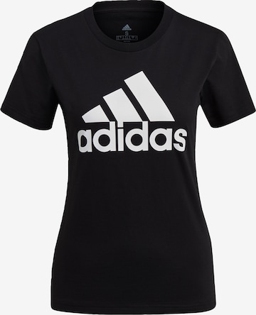 ADIDAS SPORTSWEAR Funkcionalna majica | črna barva: sprednja stran
