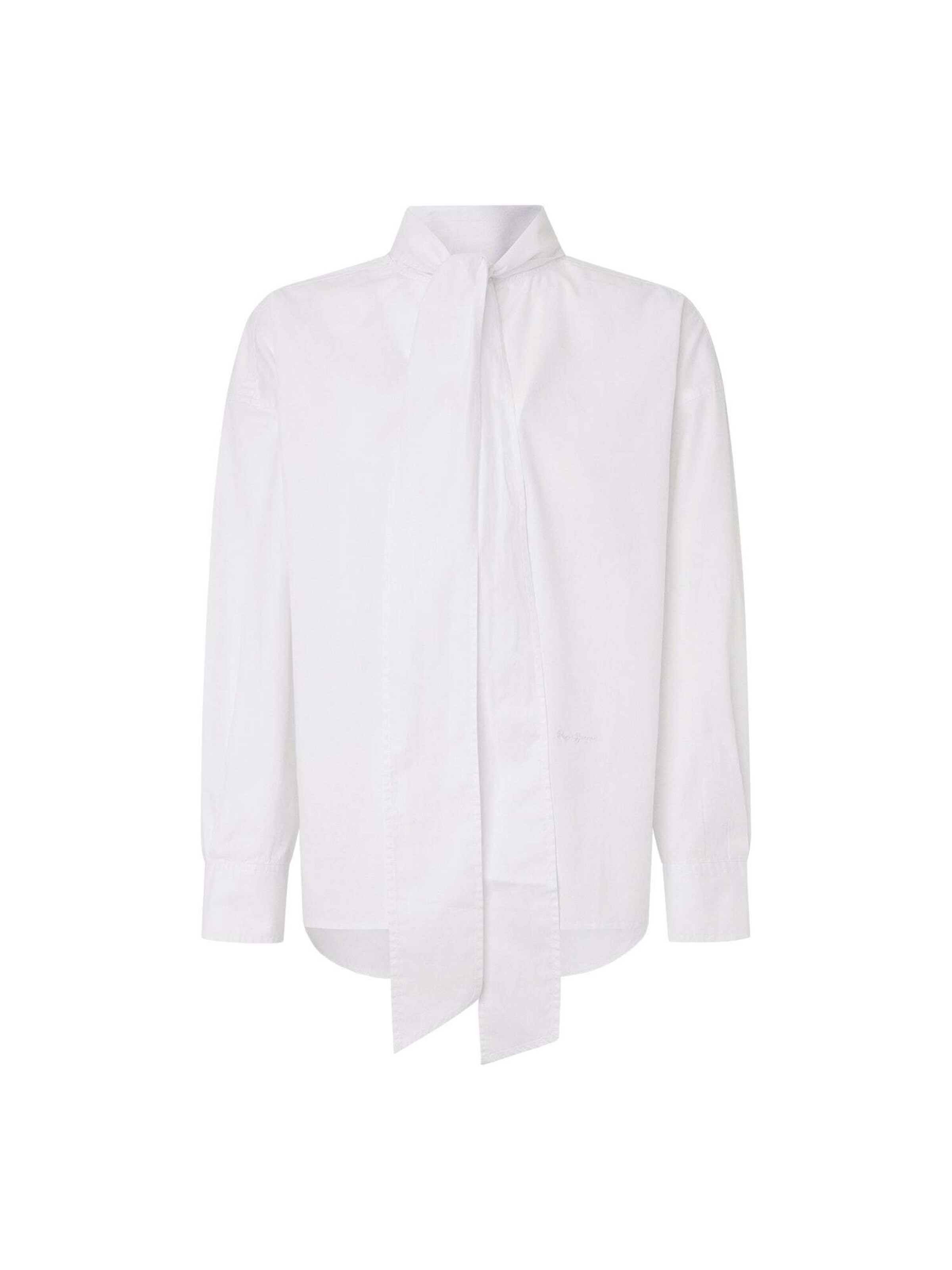 Pepe Jeans Blouse ' KARYMA ' in Wit: voorkant