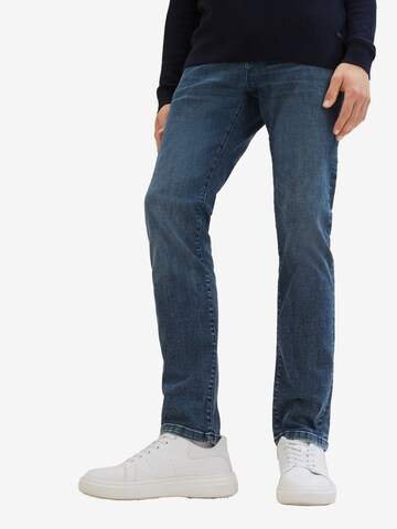 Coupe slim Jean 'Josh' TOM TAILOR en bleu