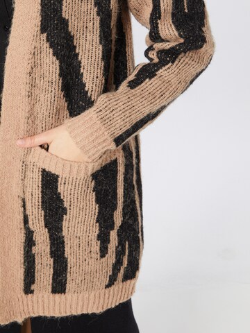 Cardigan 'ZELMA' VERO MODA en marron