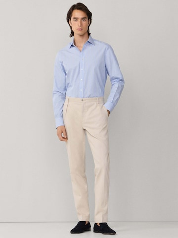 Hackett London Regular fit Button Up Shirt 'End On End' in Blue