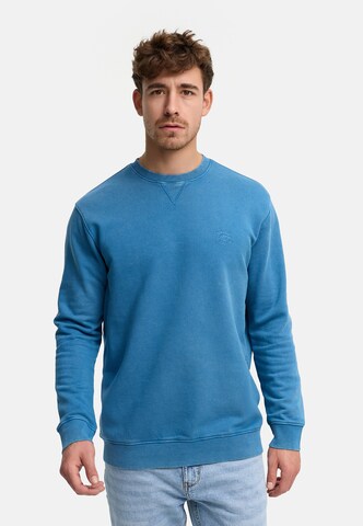 INDICODE JEANS Sports sweatshirt ' INElimah ' in Blue: front
