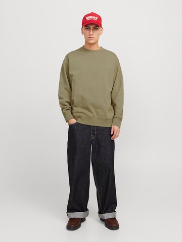 Felpa 'JJECharge' di JACK & JONES in verde