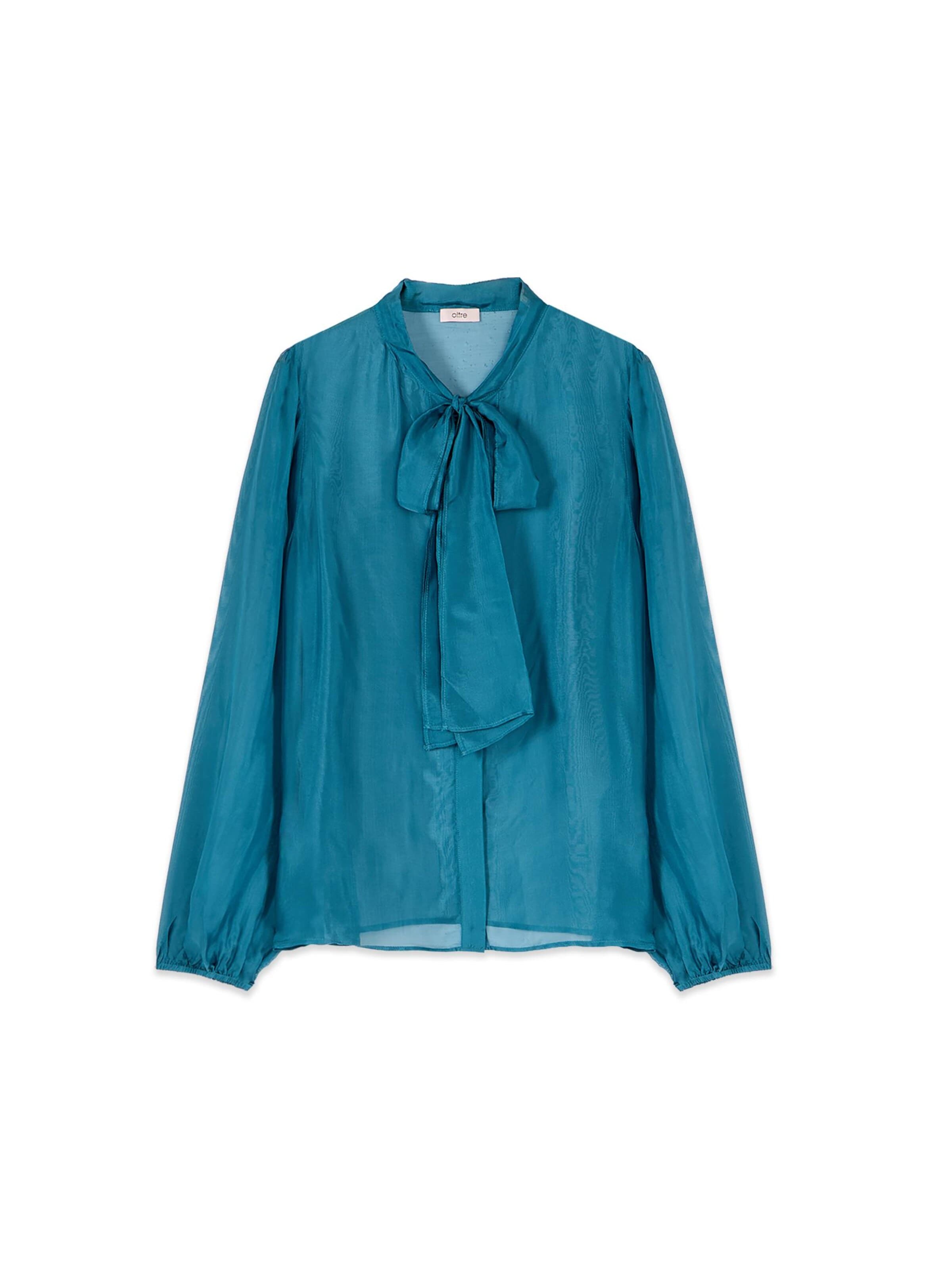 oltre - Blusa en azul: frente