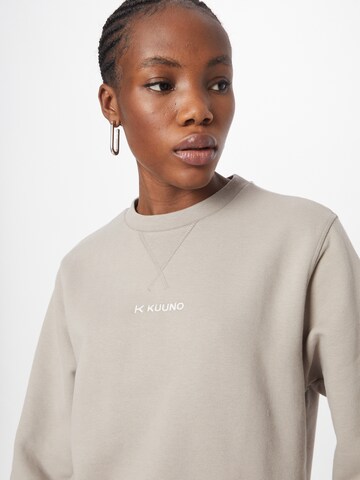 KUUNO Athletic Sweatshirt in Beige