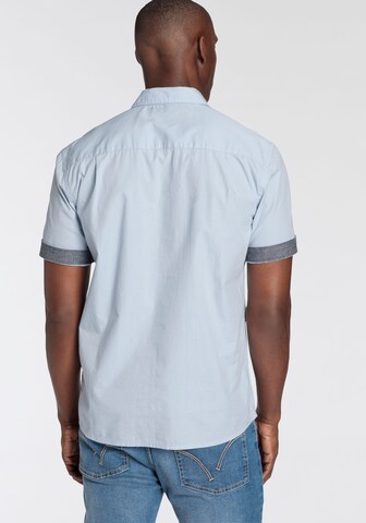 Man's World Regular fit Business Shirt in Blue