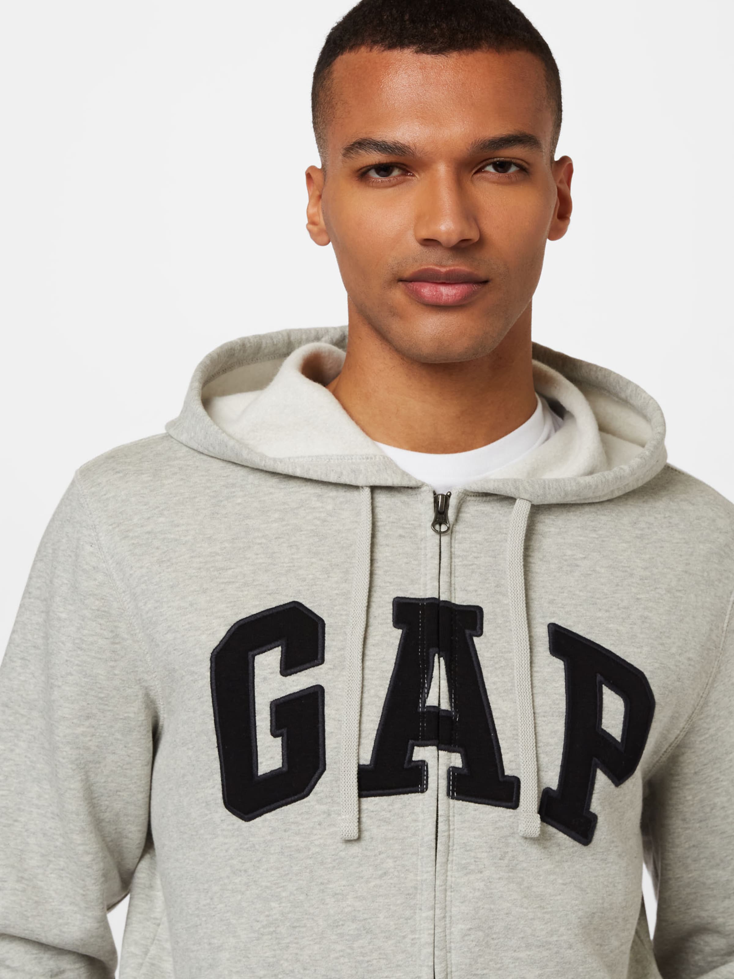 Gap grey on sale hoodie mens