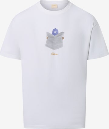T-Shirt BLKVIS en blanc : devant