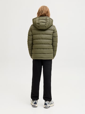 Jack & Jones Junior Winter Jacket 'JCOPOINT' in Green