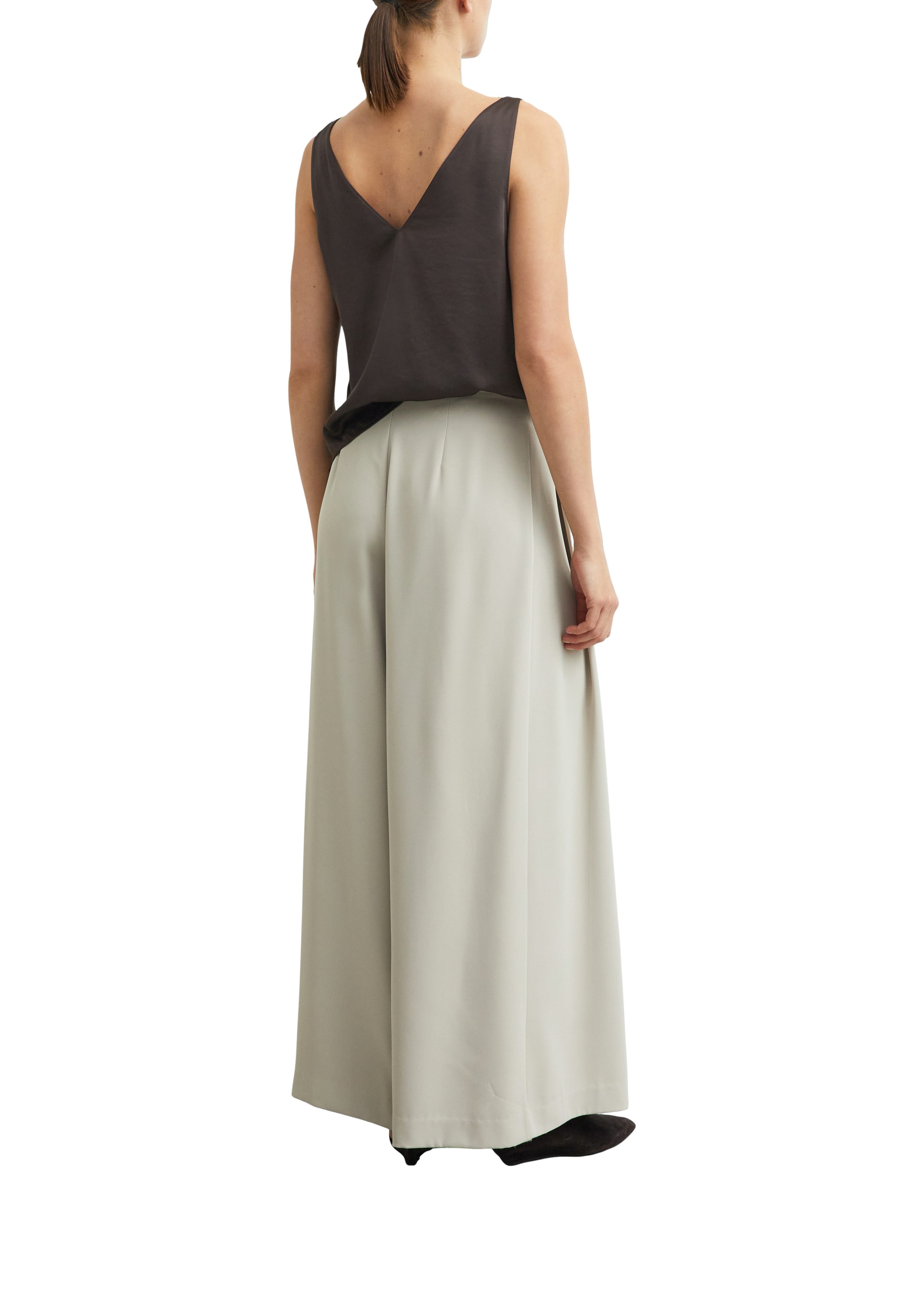 COMMA Wide Leg Hose in Beige
