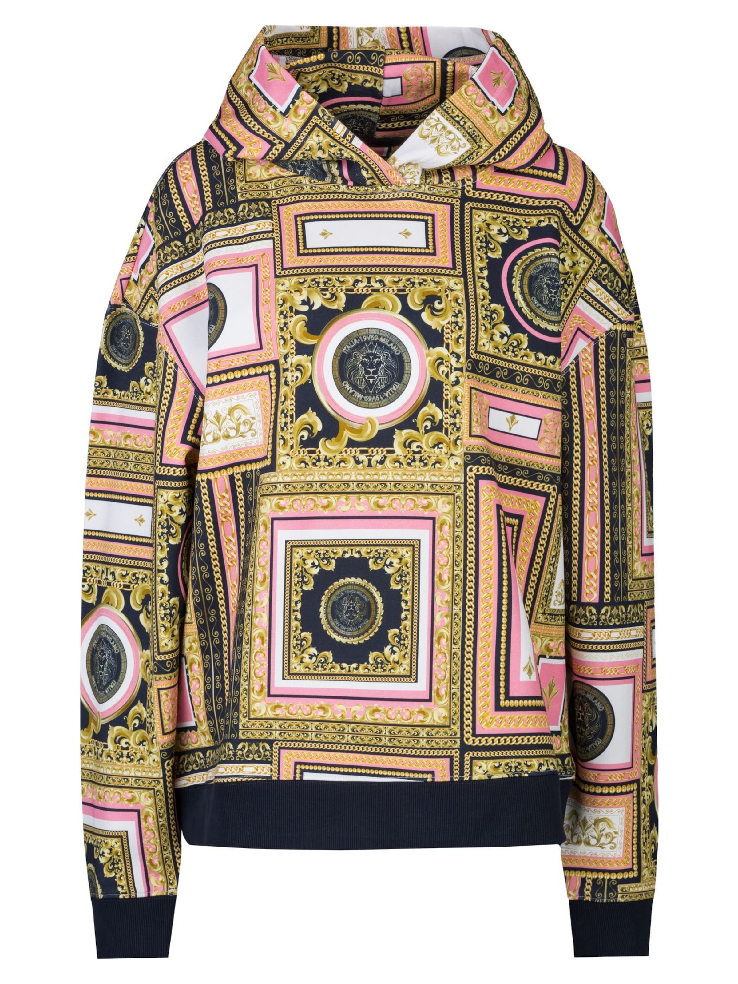 Sweat-shirt 'Chaos' 19V69 ITALIA en jaune : devant