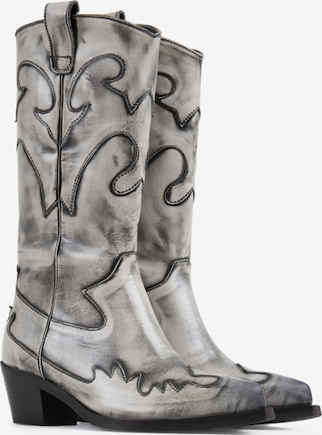 BRONX Cowboy Boots 'Edor Ra' in Grey