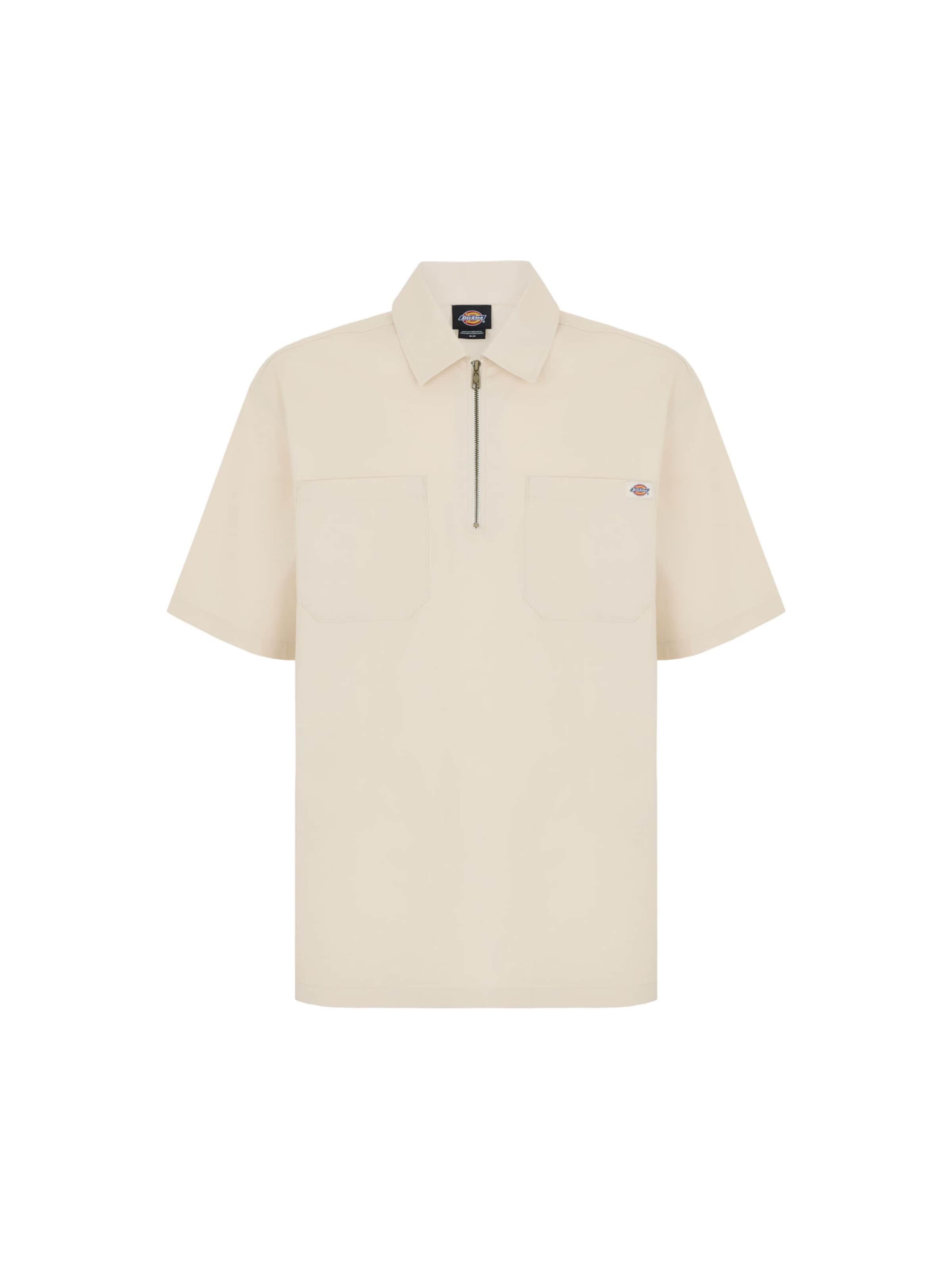 DICKIES Tavaline suurus Triiksärk 'Ranch', värv beež: eest vaates