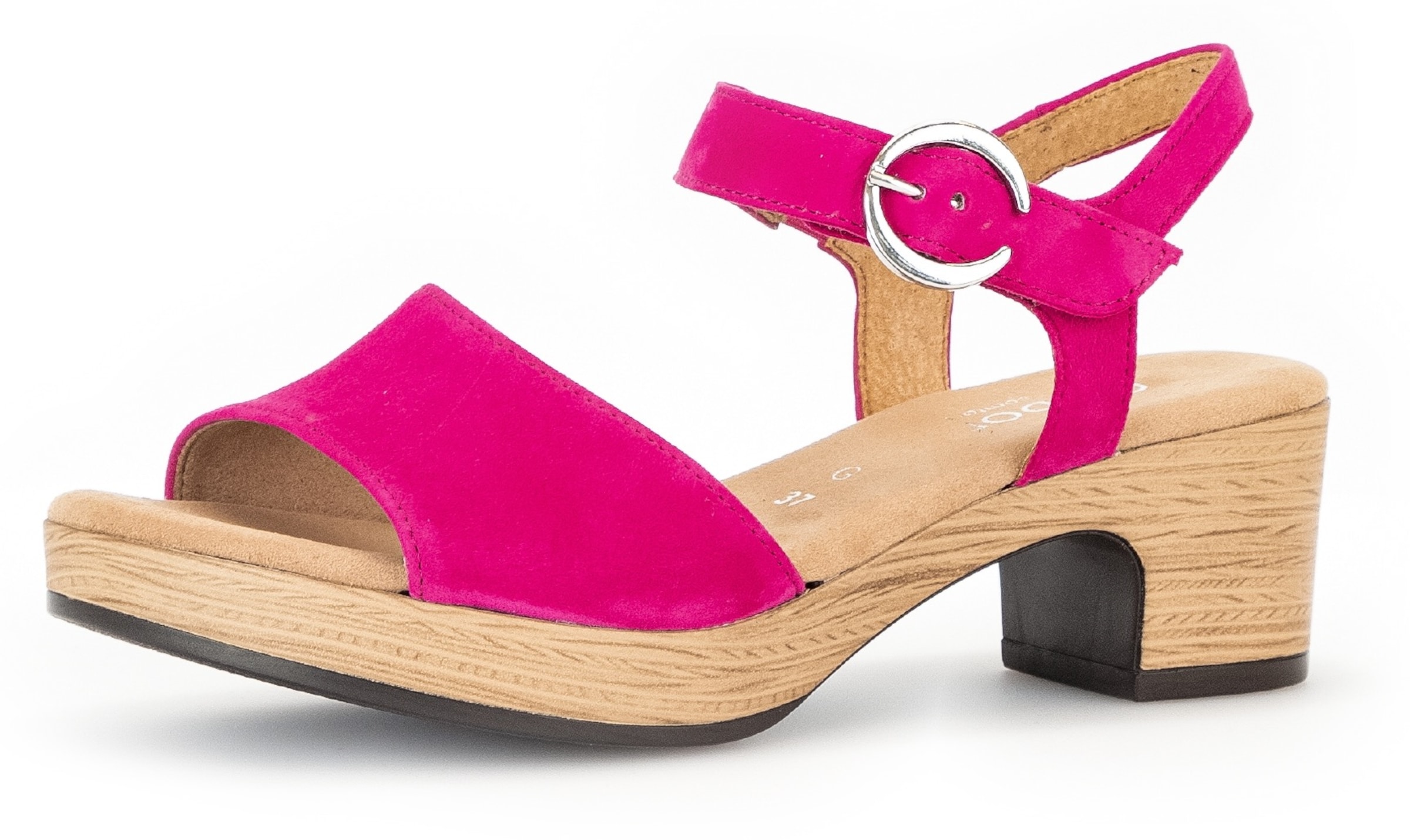 Sandales GABOR en rose : devant