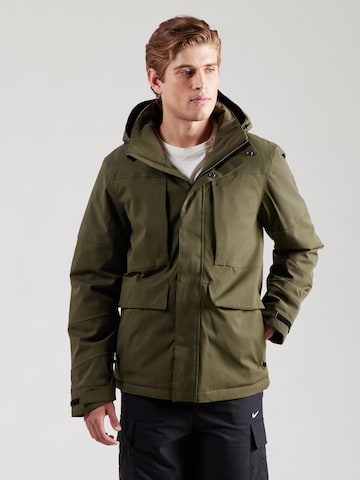 KILLTEC Μπουφάν πεζοπορίας 'KOW 81' σε πράσινο: μπροστά
