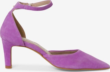 TAMARIS Slingback Pumps in Purple