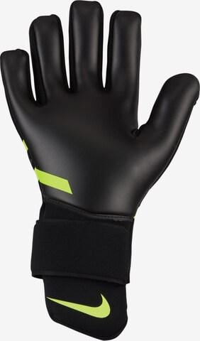 NIKE Athletic Gloves in Black: front