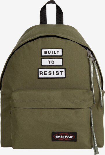 EASTPAK Раница 'Padded Pak'R' в Каки / червено / черно / бяло, Преглед на продукта
