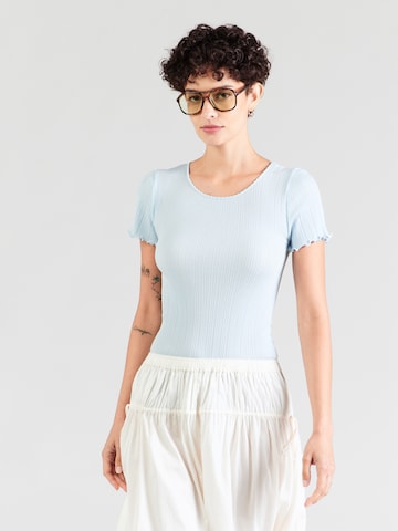 rosemunde - Camisa 'Judy' em azul: frente