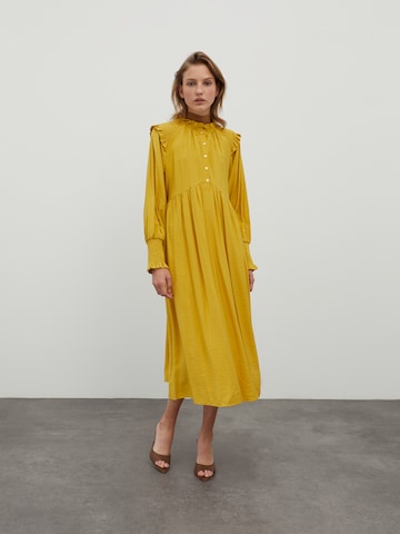 EDITED Shirt Dress 'Mascha' in Yellow