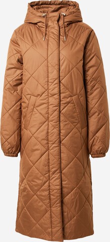 Global Funk Winter Coat in Brown: front