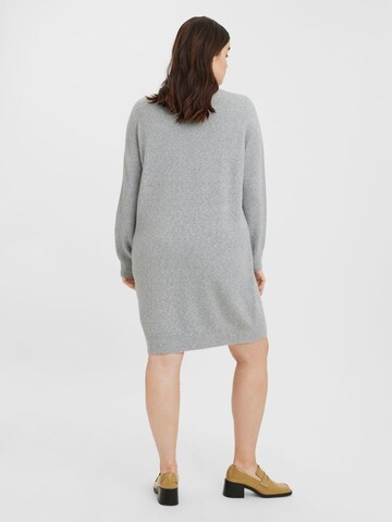 Vero Moda Curve Knitted dress in Grey
