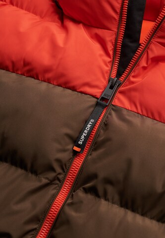 Veste mi-saison Superdry en marron