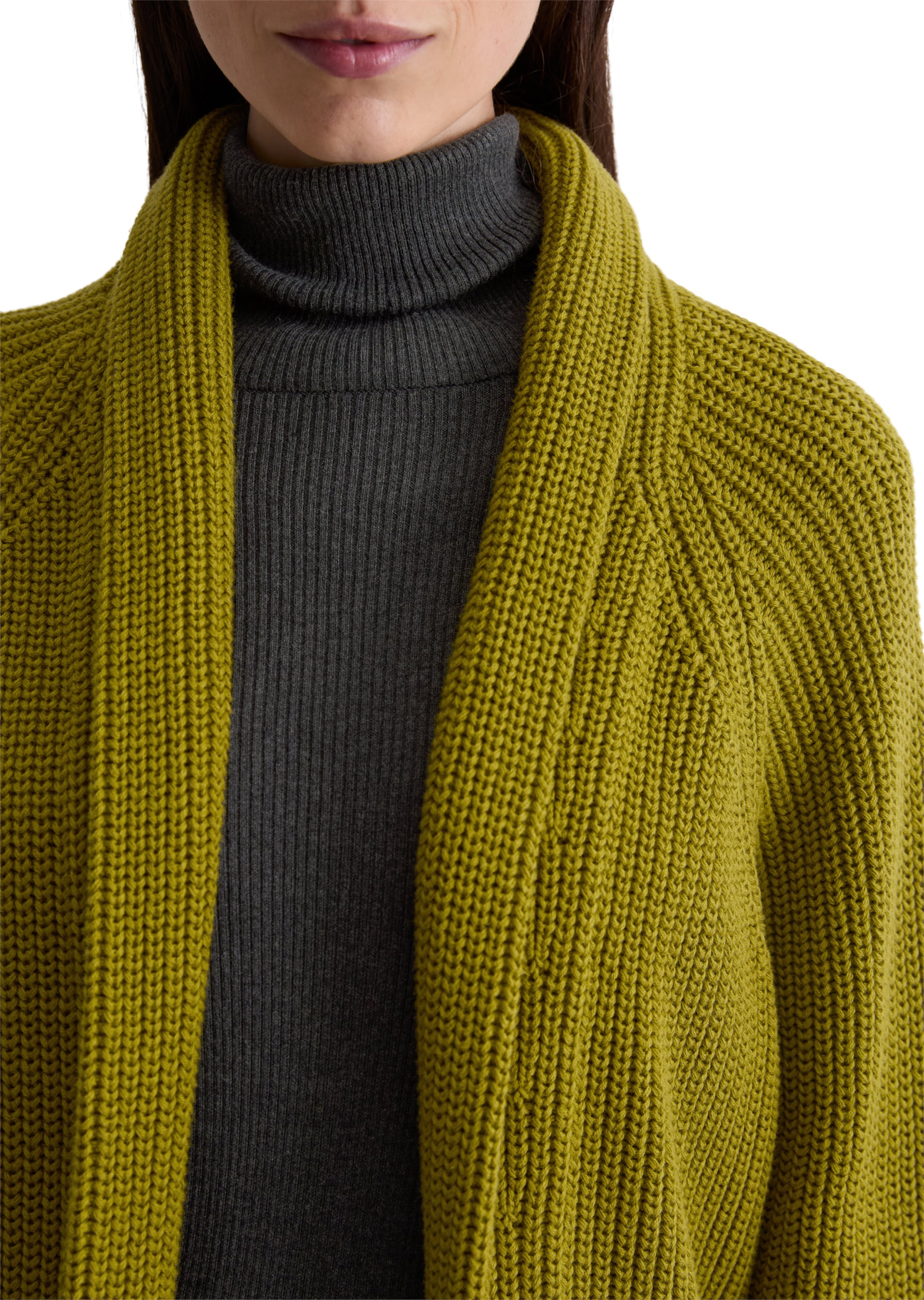 Marc O'Polo Вязаная кофта в Зеленый