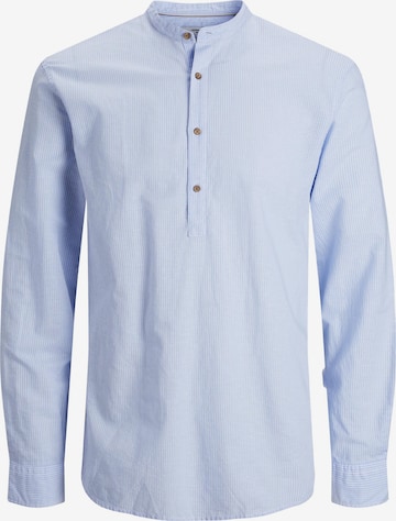 JACK & JONES Button Up Shirt 'Summer' in Blue: front