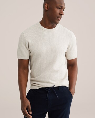 Pulover de la WE Fashion pe gri: față