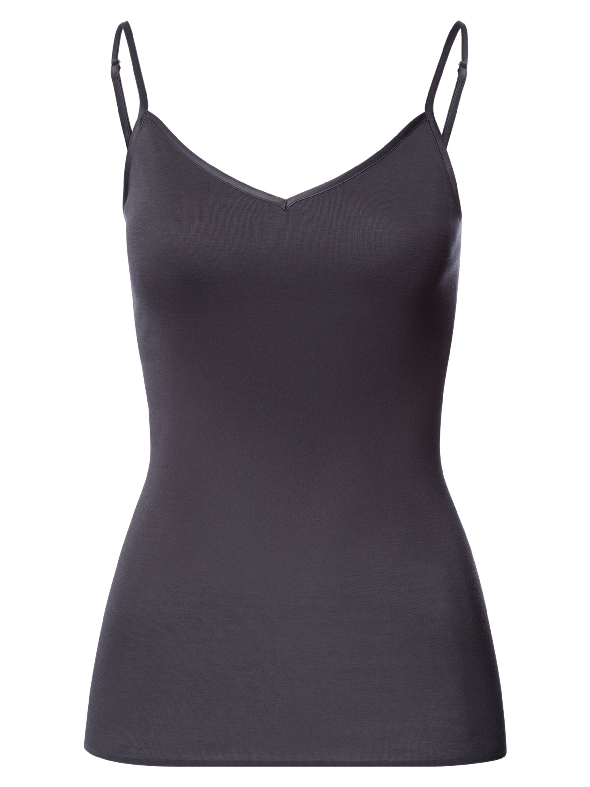 Hanro Undershirt 'Cotton Seamless' in Grey: front