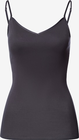 Hanro Unterhemd 'Cotton Seamless' in Grau: Vorderseite