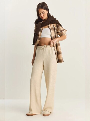 Loosefit Pantalon Bianco Lucci en beige