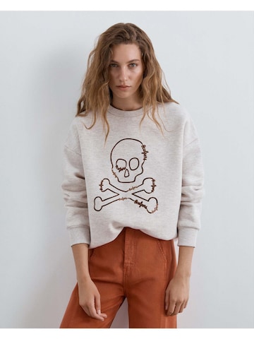 Sweat-shirt ' ' Scalpers en beige : devant