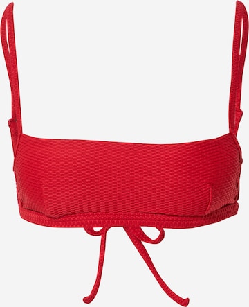 ETAM Bandeau Bikini top 'VAHINE' in Red: front