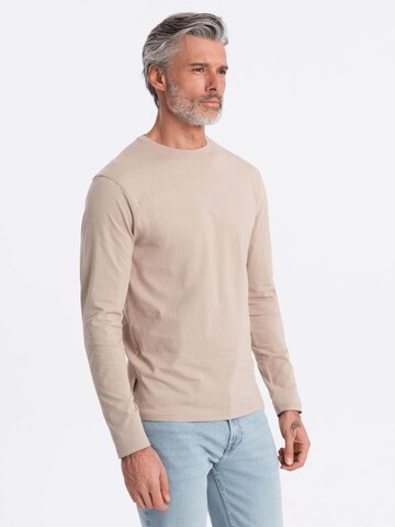 T-Shirt Ombre en beige