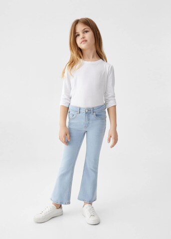 MANGO KIDS Flared Jeans i blå