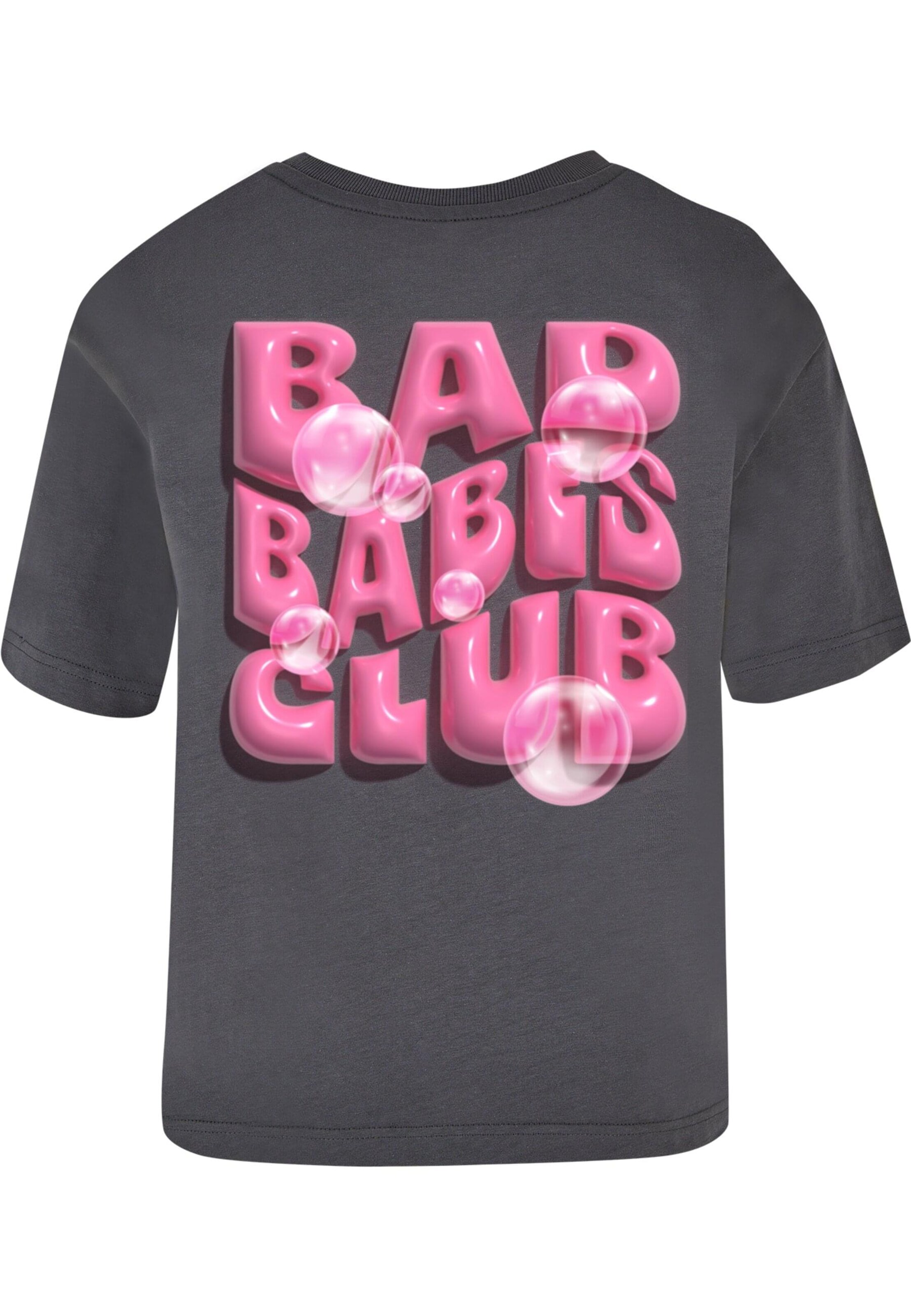 Mister Tee Tričko 'Bad Babes Club' – šedá