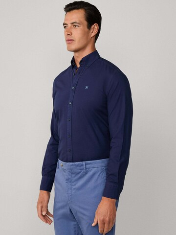 Hackett London Regular Fit Hemd 'Ess' in Blau