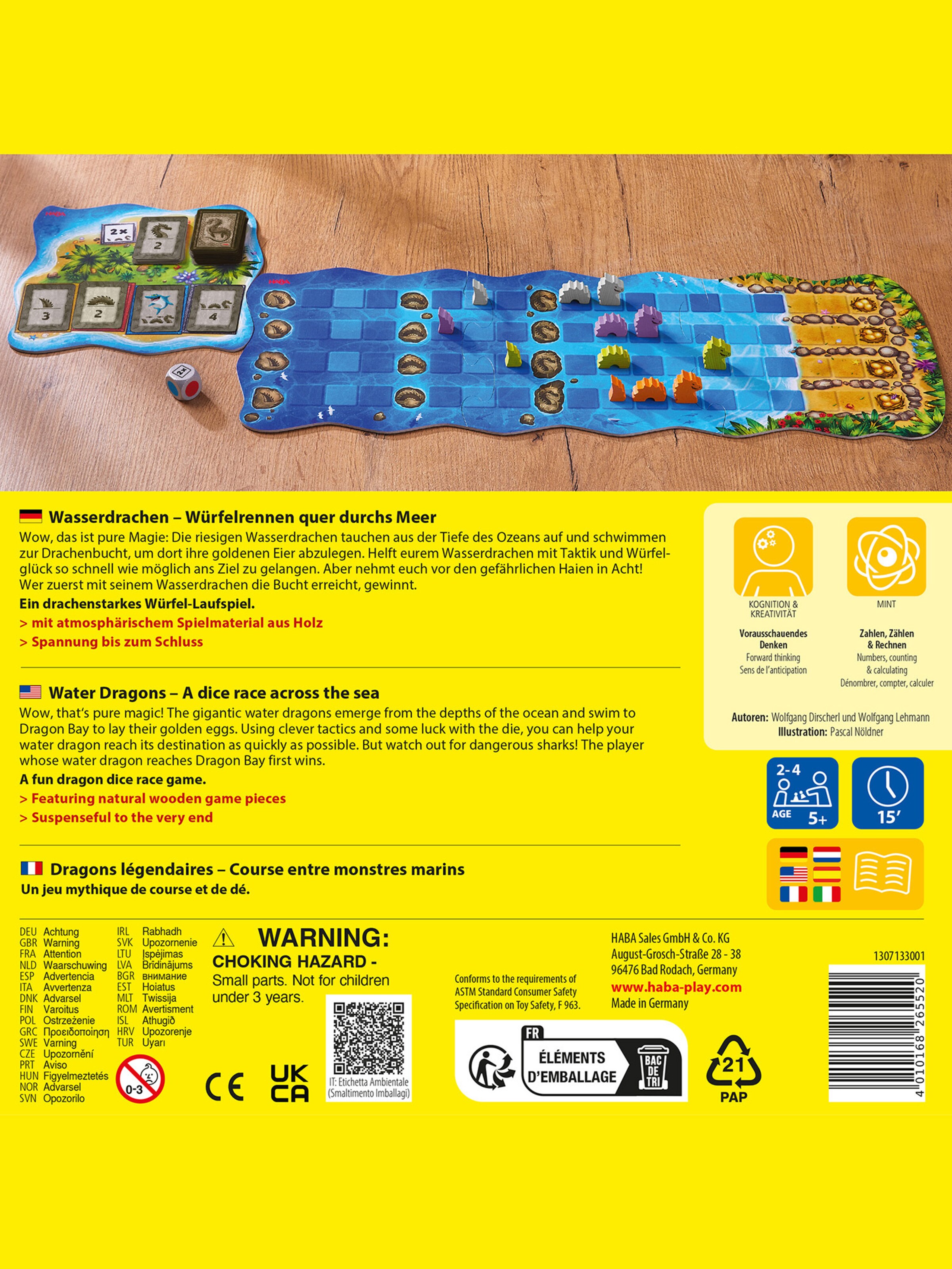 HABA Spel ' Wasserdrache ' in Gemengde kleuren