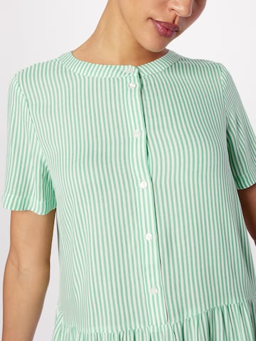 VERO MODA Shirt Dress 'BUMPY' in Green